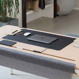 Notebook desk mat work zone